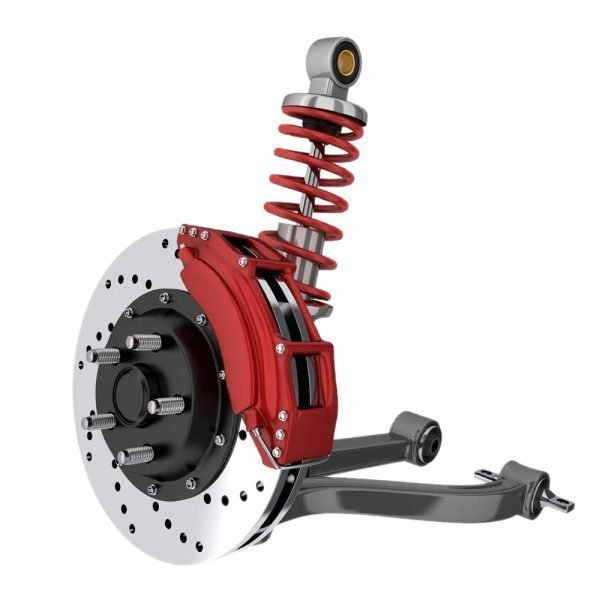 vehicle's suspension system and braking system