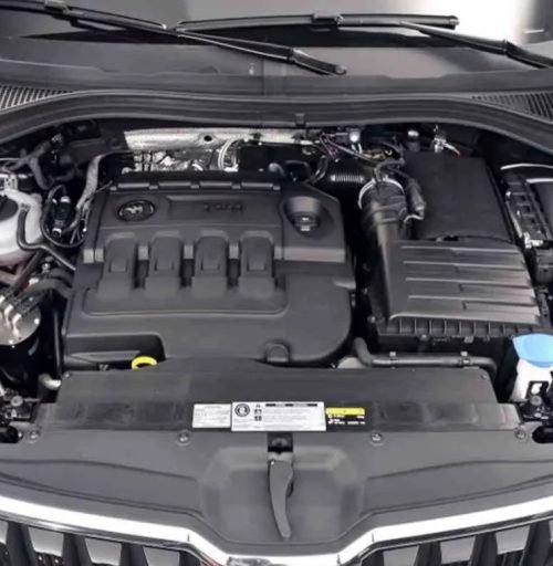 the engine bay of a Skoda Kodiaq.